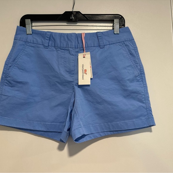 NWT Woman’s Sz: 2 Vineyard Vines Cornflower Blue 5 Inch Inseam Every Day Shorts. - Picture 1 of 10